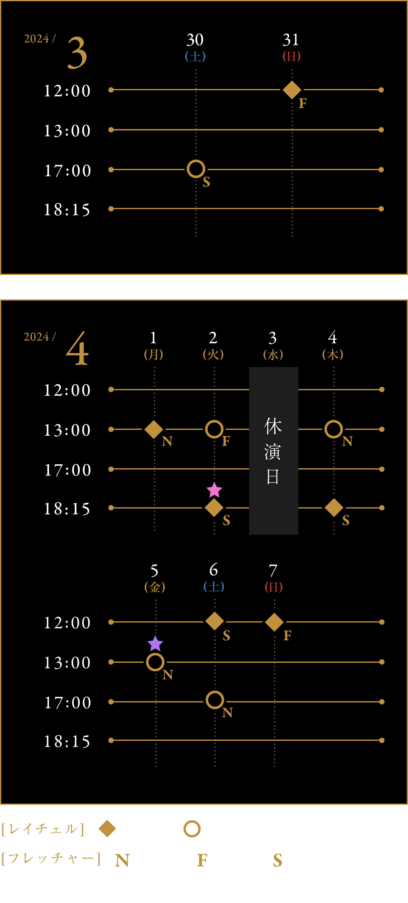 大阪公演スケジュール